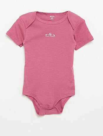 Body stampati in cotone - set da 3