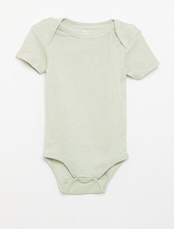 Body stampati in cotone - set da 3