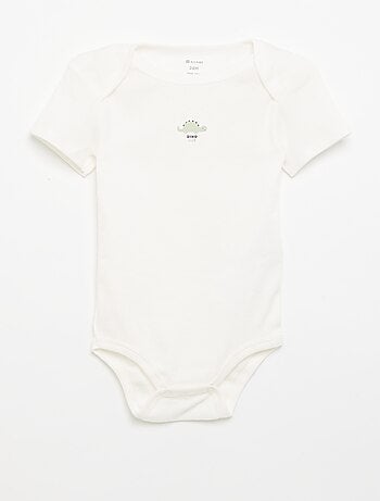 Body stampati in cotone - set da 3