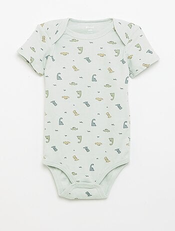 Body stampati in cotone - set da 3