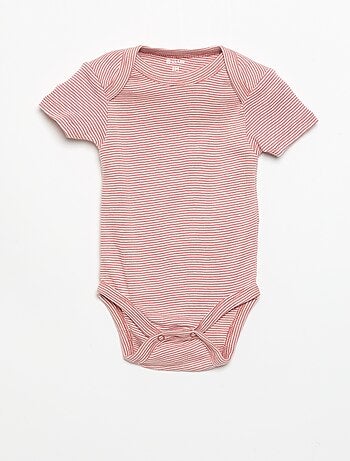 Body stampati in cotone - set da 3