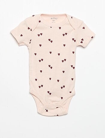 Body stampati in cotone - set da 3