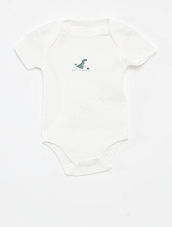 Body stampati in cotone - set di 3