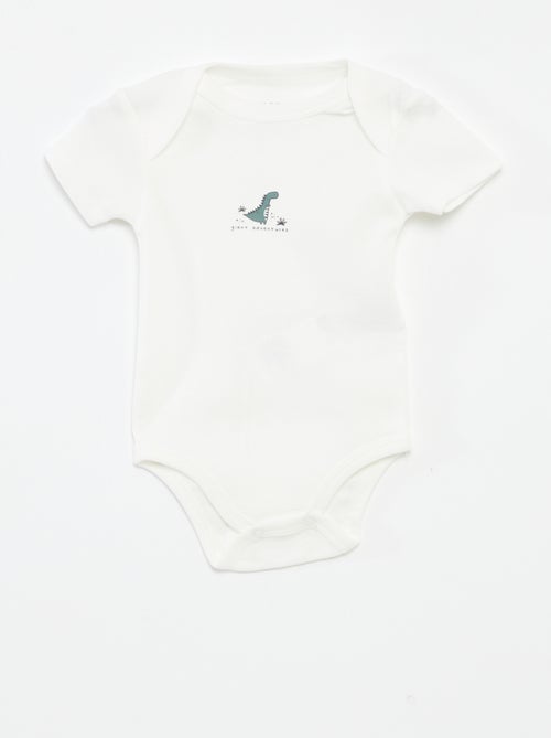 Body stampati in cotone - set di 3 - Kiabi