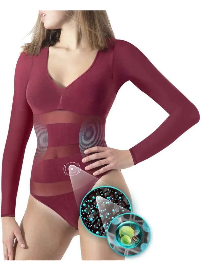 Body Sublime snellente Bordeaux - Kiabi