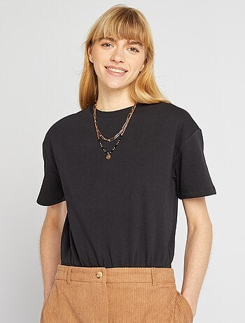 Body t-shirt a maniche corte