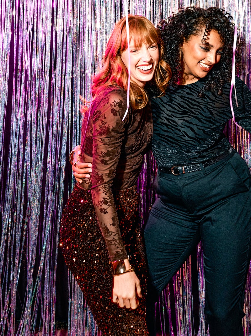 Body trasparente con fiori in velluto Marrone - Kiabi