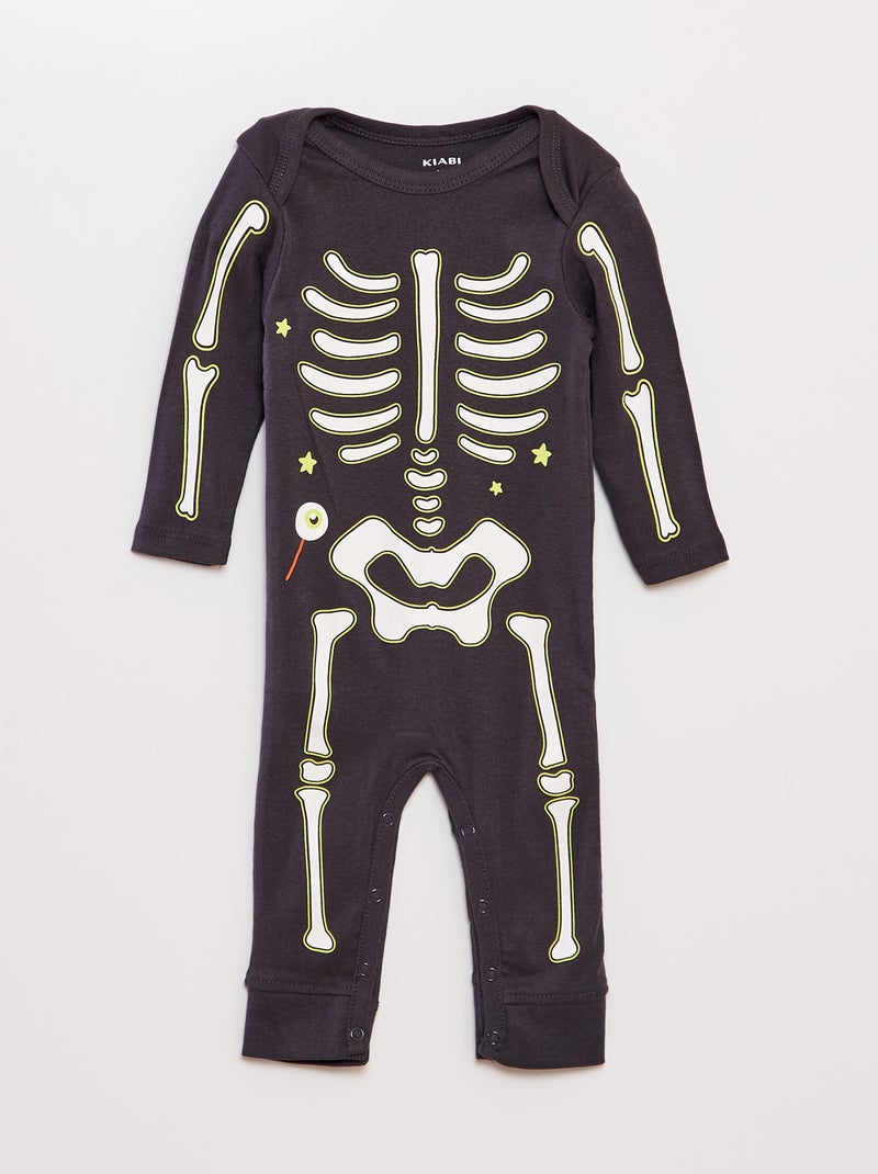 Body tuta 'Scheletro' - Halloween NERO - Kiabi