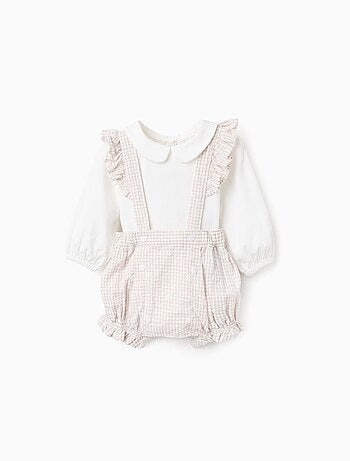 Body + tutina con motivo vichy