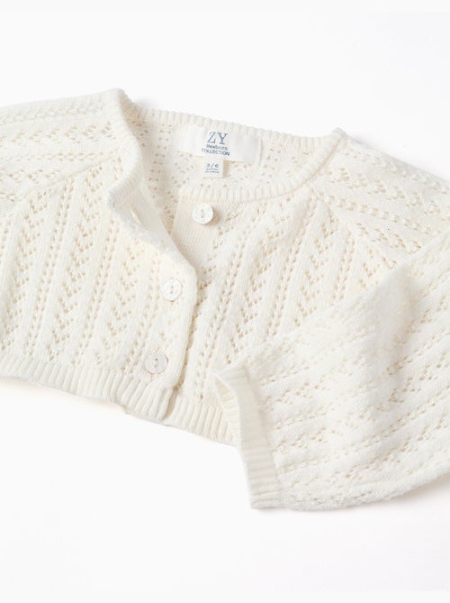 Bolero in maglia traforata - Kiabi