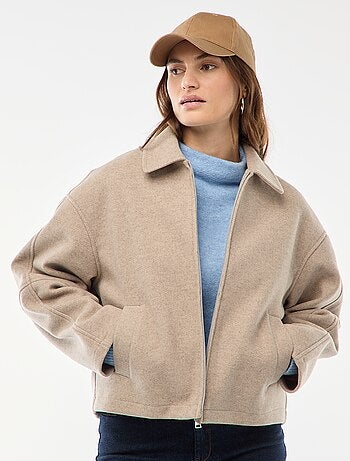 Bomber americano effetto lana