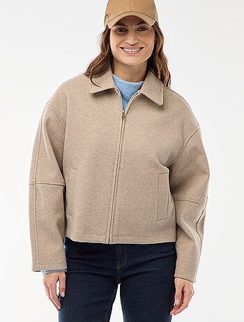 Bomber americano effetto lana