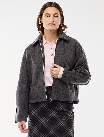 Bomber americano effetto lana