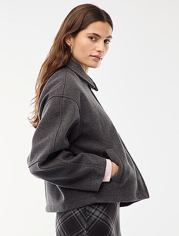 Bomber americano effetto lana