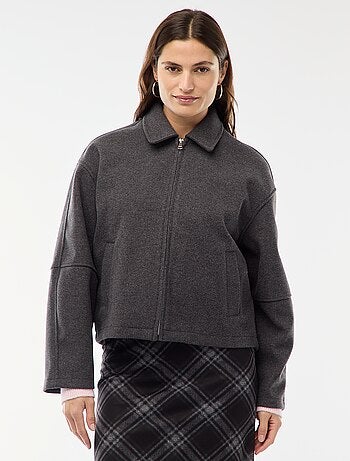 Bomber americano effetto lana