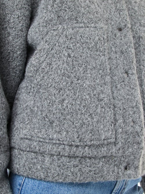 Bomber americano effetto montone - Kiabi