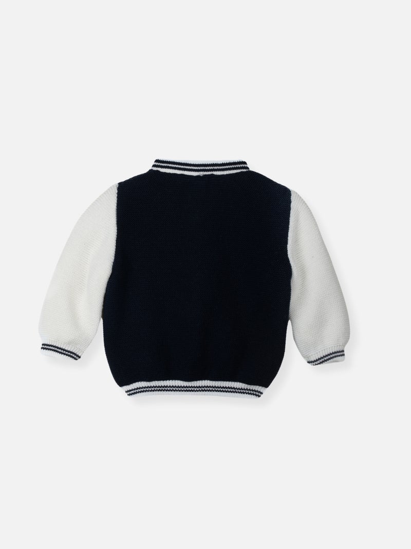 Bomber bambino piccolo Blu Bianco - Kiabi