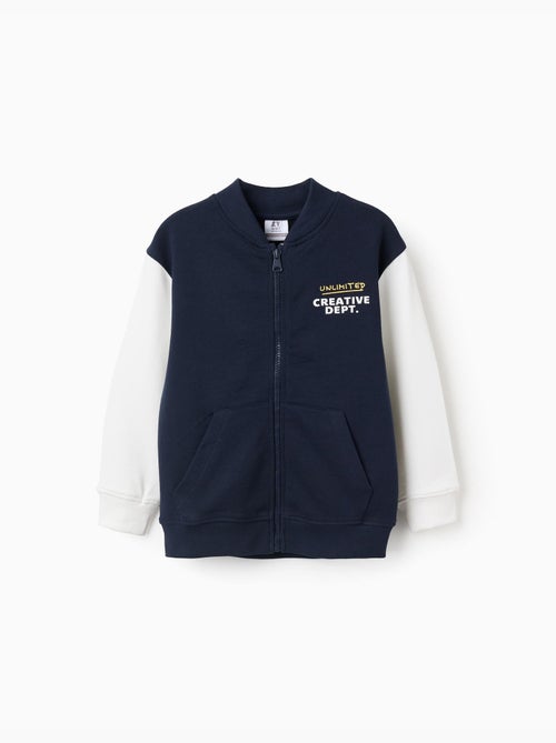 Bomber con stampa sul petto - Kiabi