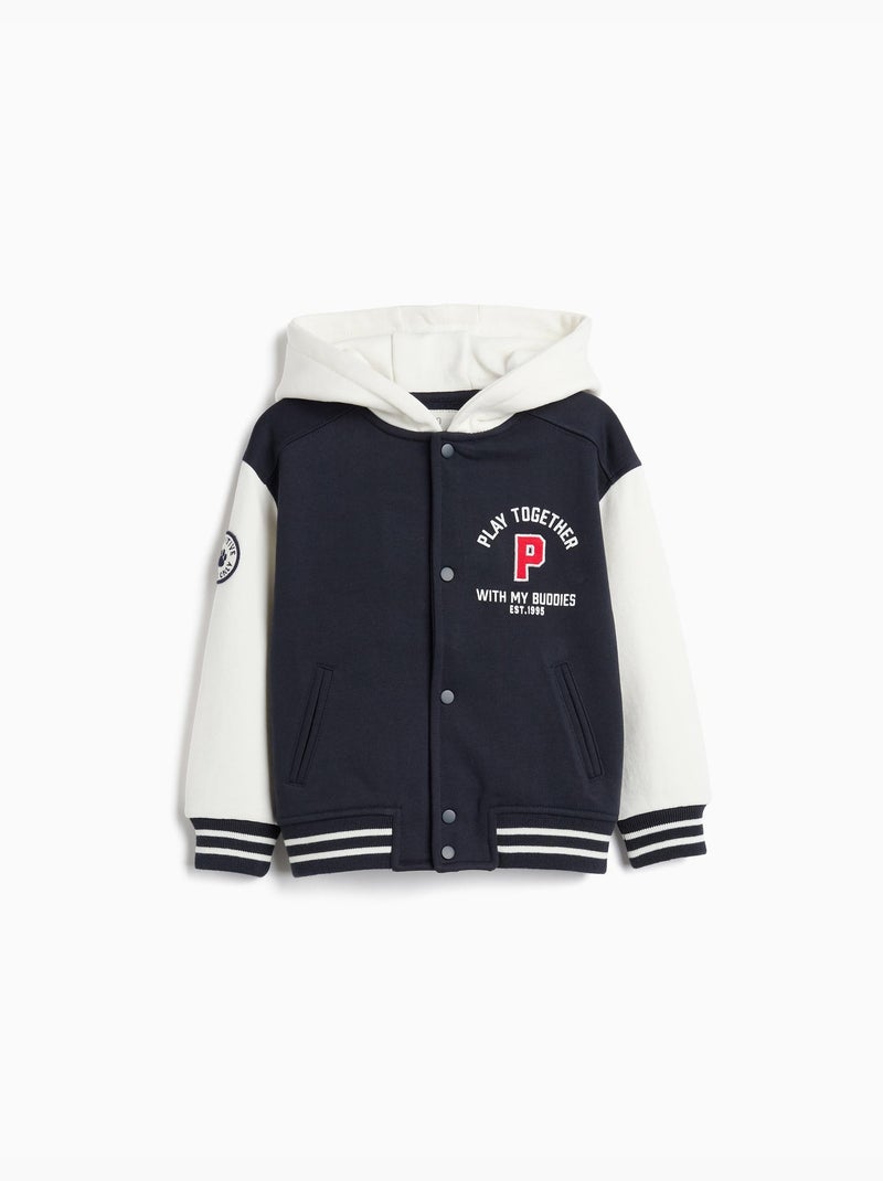 Bomber di peluche, mo fashion Blu - Kiabi
