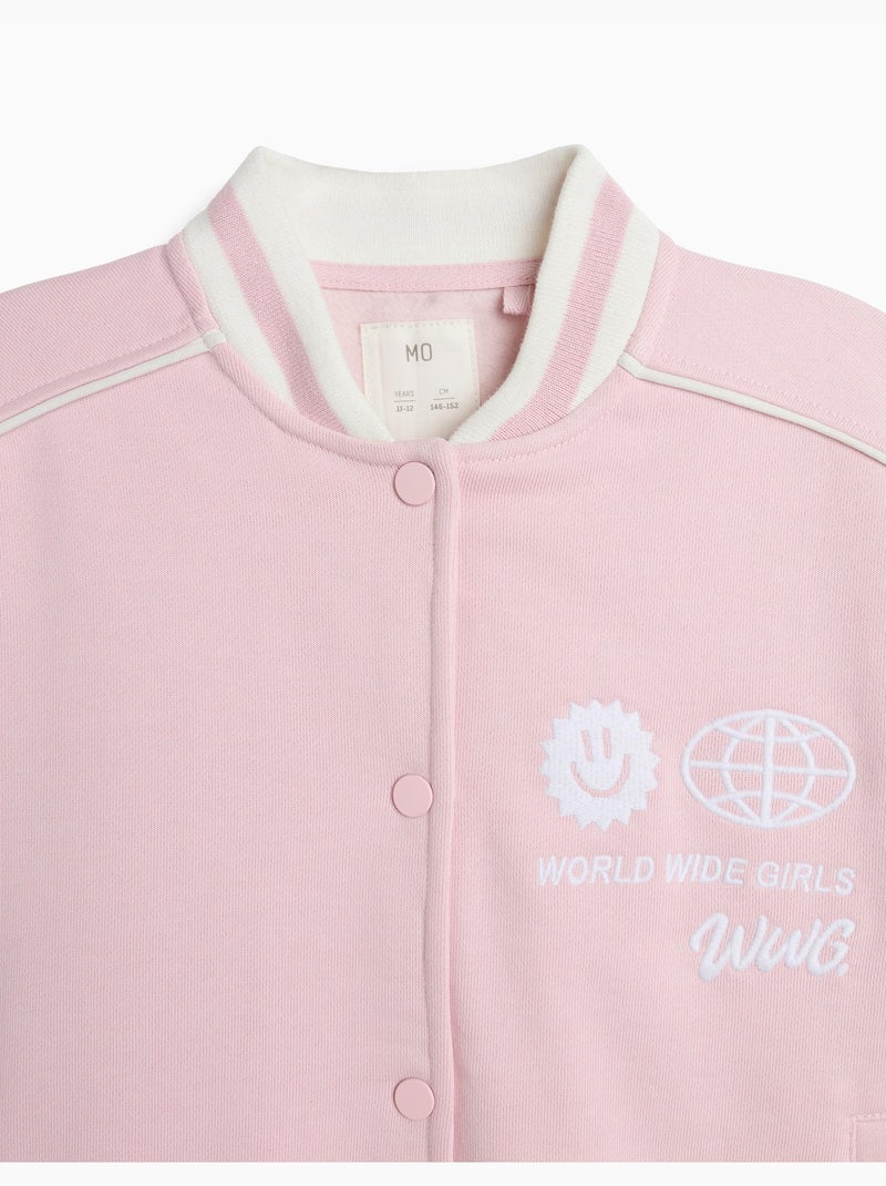 Bomber di peluche, mo fashion Rosa - Kiabi