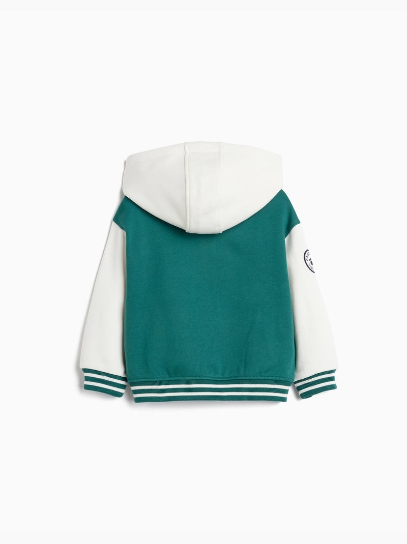 Bomber di peluche, mo fashion Verde - Kiabi