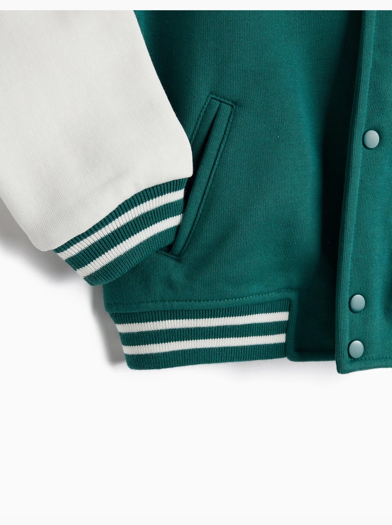 Bomber di peluche, mo fashion Verde - Kiabi
