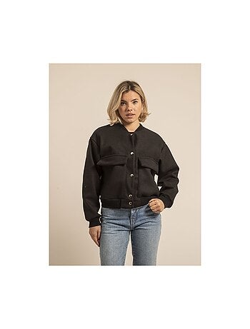 Bomber effetto lana ULIVIA