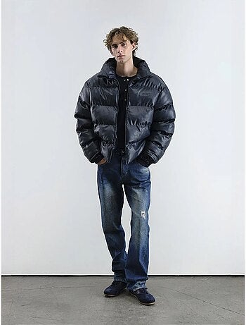 Bomber imbottito con chiusura a zip giesto