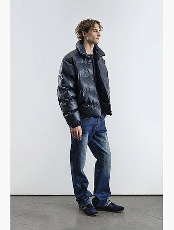 Bomber imbottito con chiusura a zip giesto