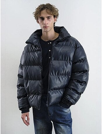 Bomber imbottito con chiusura a zip giesto