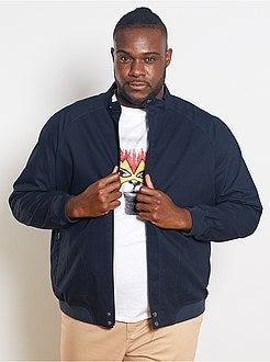 Taglie forti Uomo - Bomber leggero in twill - Kiabi