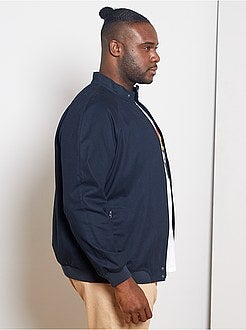 Taglie forti Uomo - Bomber leggero in twill - Kiabi