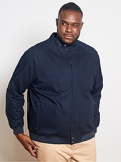 Taglie forti Uomo - Bomber leggero in twill - Kiabi
