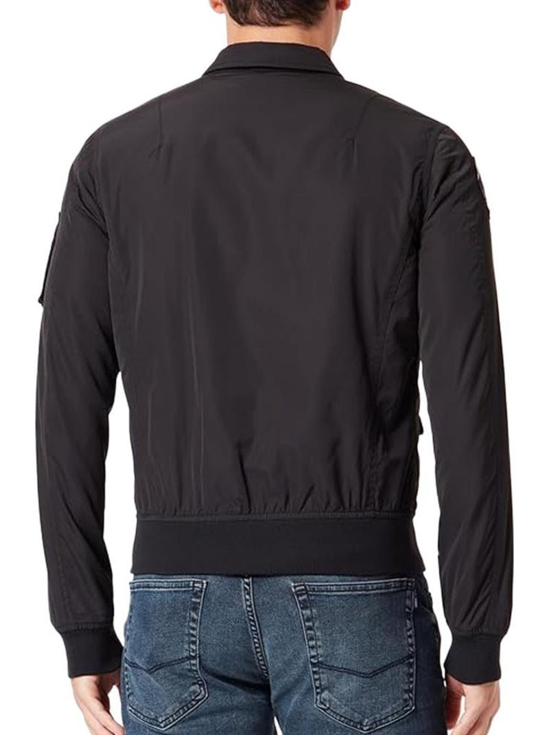 Bomber Uomo Schott Nero - Kiabi