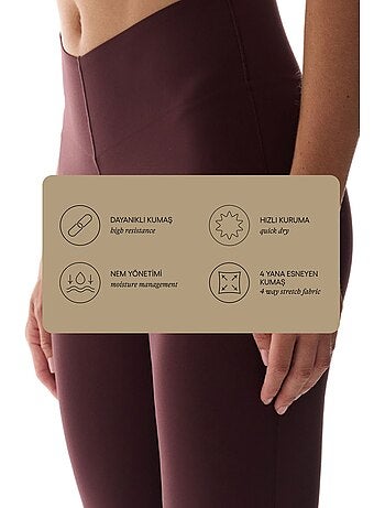 Bonding flare (gamba a zampa) leggings penti