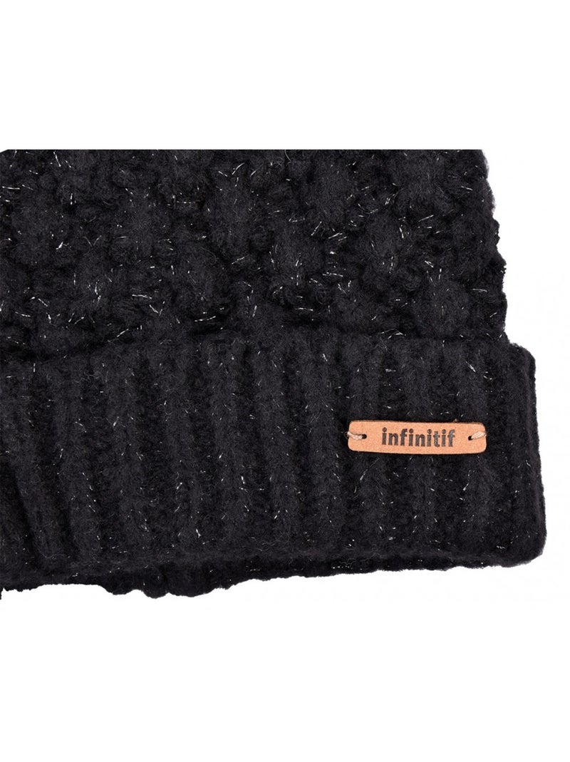 Bonnet Pompon INFINITF Donna Nero - Kiabi