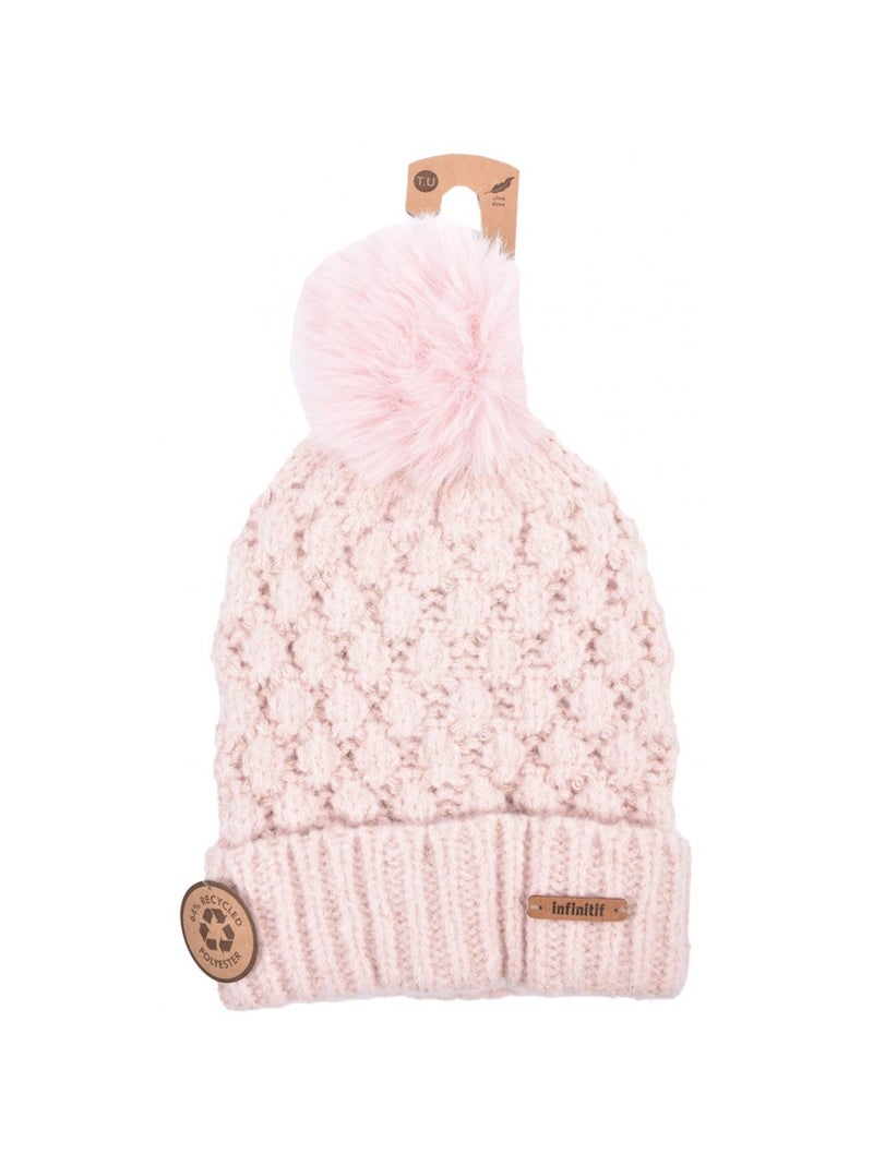 Bonnet Pompon INFINITF Donna Rosa - Kiabi