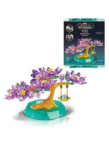 Bonsai di cristallo in fiore