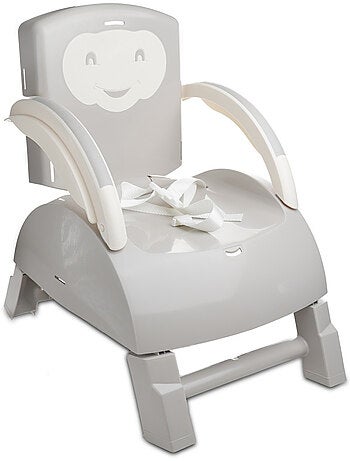Seggiolone rialzatore per sedia 2-in-1 regolabile Thermobaby con vassoio rimovibile