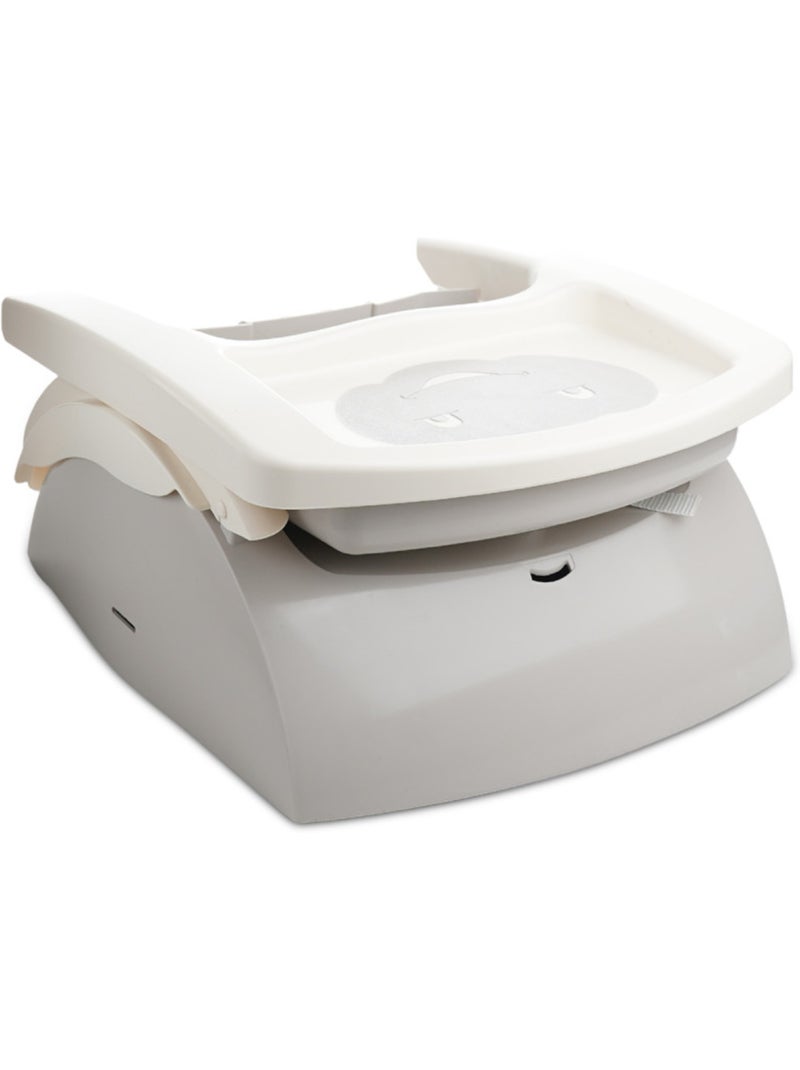 Booster 2 in 1 evolutivo per sedia Thermobaby con vassoio antiscivolo Grigio - Kiabi