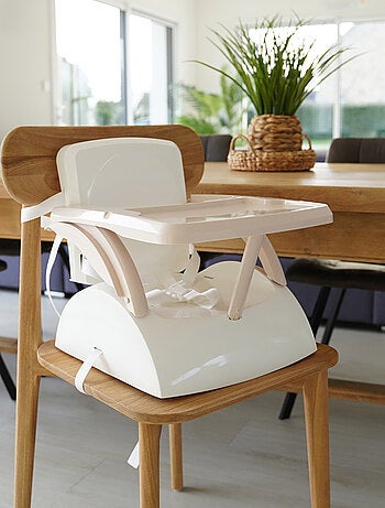 Rialzo per sedia Thermobaby YEEHOP con vassoio amovibile e cintura di sicurezza a 3 punti