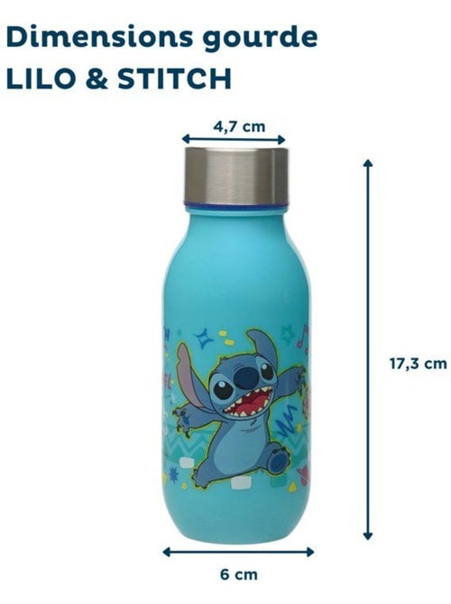 Borraccia 430 ml Disney Lilo & Stitch con tappo a vite - Kiabi