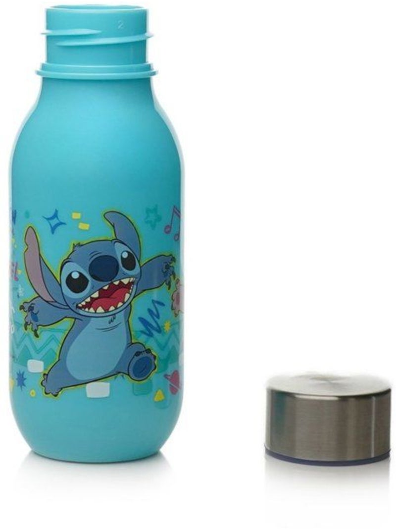 Borraccia 430 ml Disney Lilo & Stitch con tappo a vite Blu - Kiabi