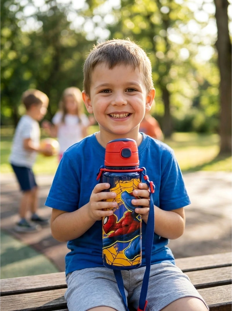 Borraccia alluminio 600 ml spider-man marvel Rosso - Kiabi