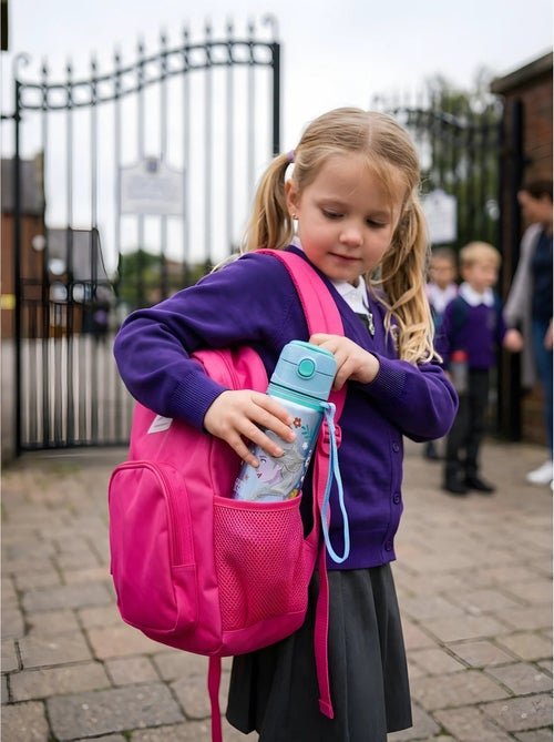 Borraccia elsa 600 ml in alluminio con maniglia disney - Kiabi