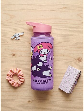 Borraccia impermeabile 600 ml con cannuccia hello kitty sanrio