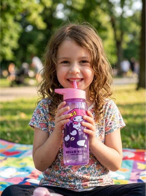 Borraccia impermeabile 600 ml con cannuccia hello kitty sanrio - Kiabi Borraccia impermeabile 600 ml con cannuccia hello kitty sanrio - Kiabi