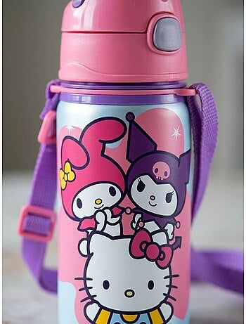 Borraccia in alluminio 600 ml hello kitty sanrio