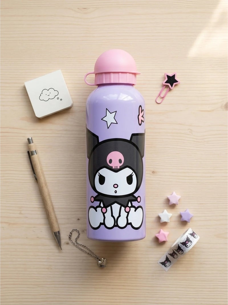 Borraccia kuromi 500 ml in alluminio bocca larga sanrio Nero - Kiabi