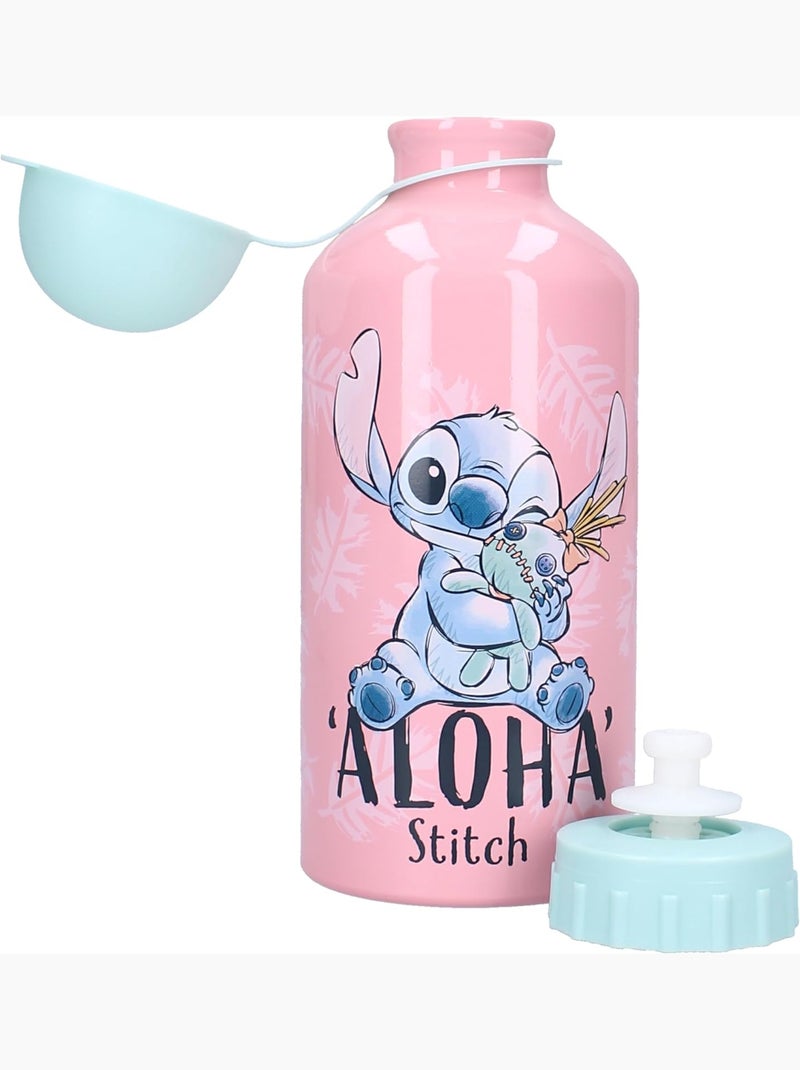 Borraccia per bambini Lilo & Stitch da 500 ml - Alluminio Rosa - Kiabi
